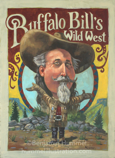 Buffalo Bill Caricature