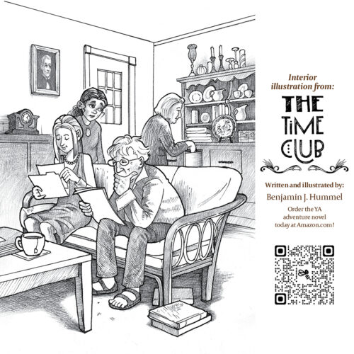 time club illustrations for web3